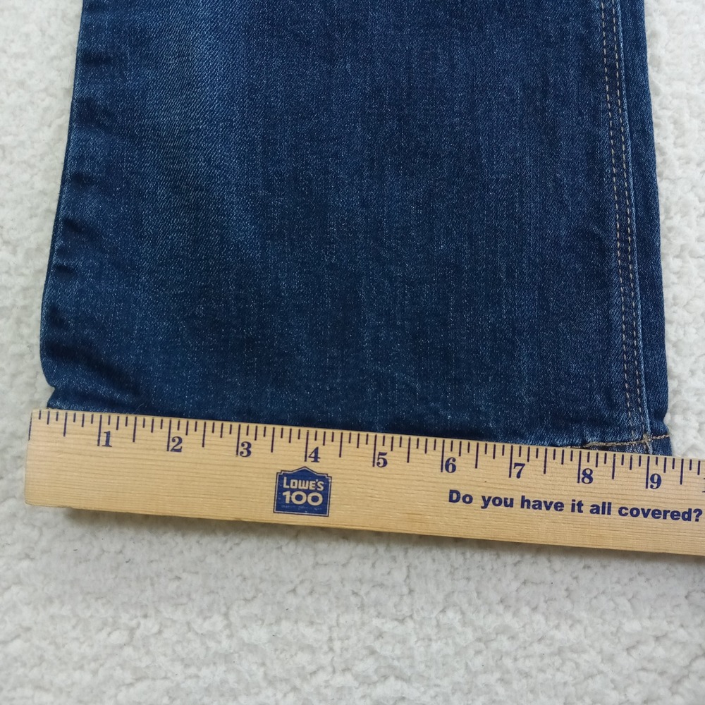 Old Navy Extra High Rise Flare Jeans Womens 10 Dark Wash Blue Stretch Denim - Picture 9 of 10